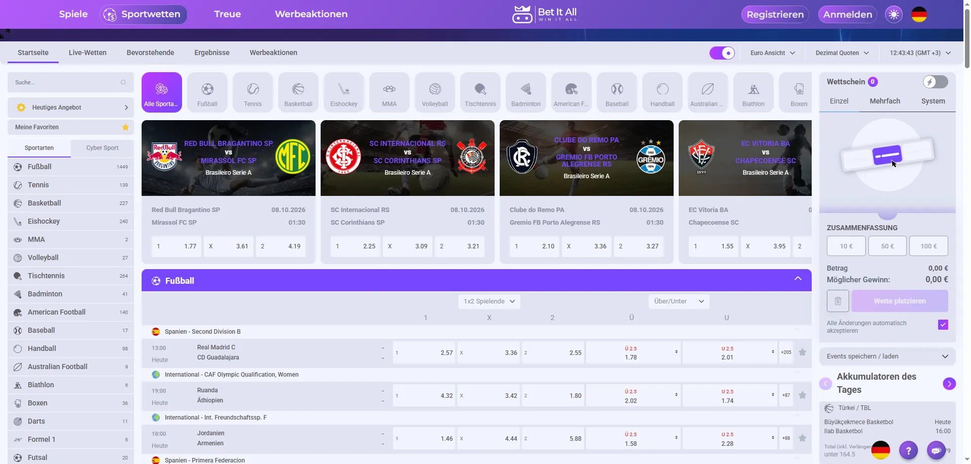 Betitall Casino Live-Dealer-Spiele mit deutschen Tischen