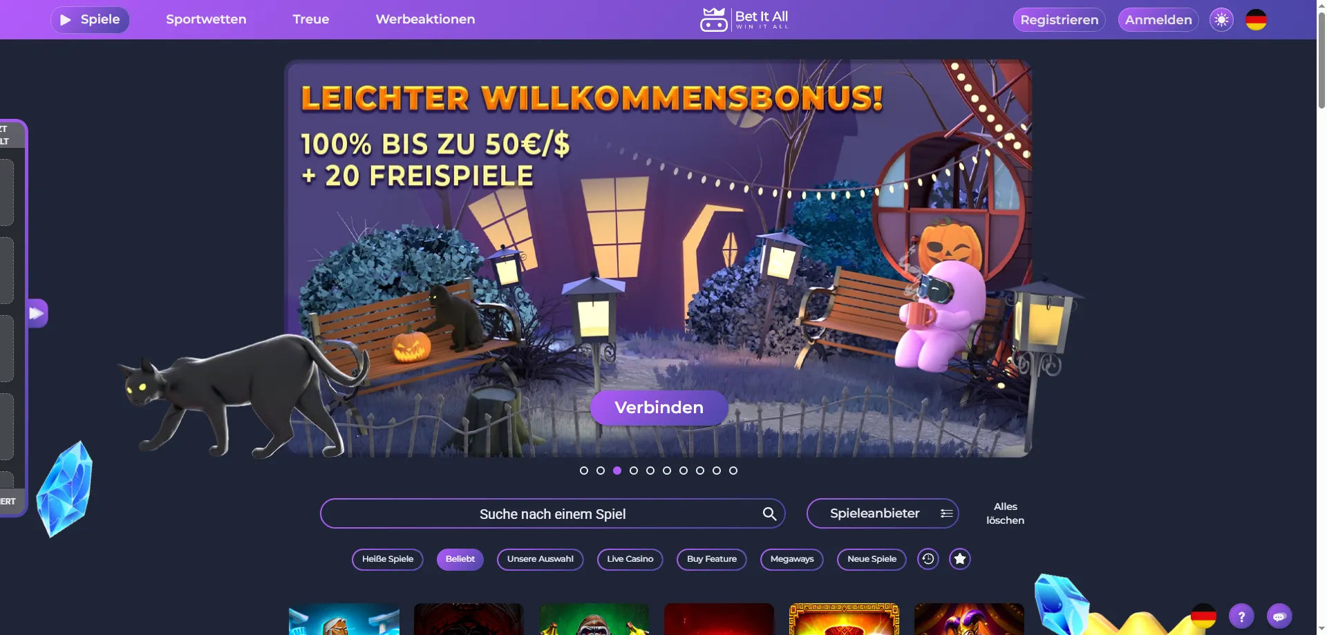 Betitall Casino Online-Plattform für Spieler in Österreich
